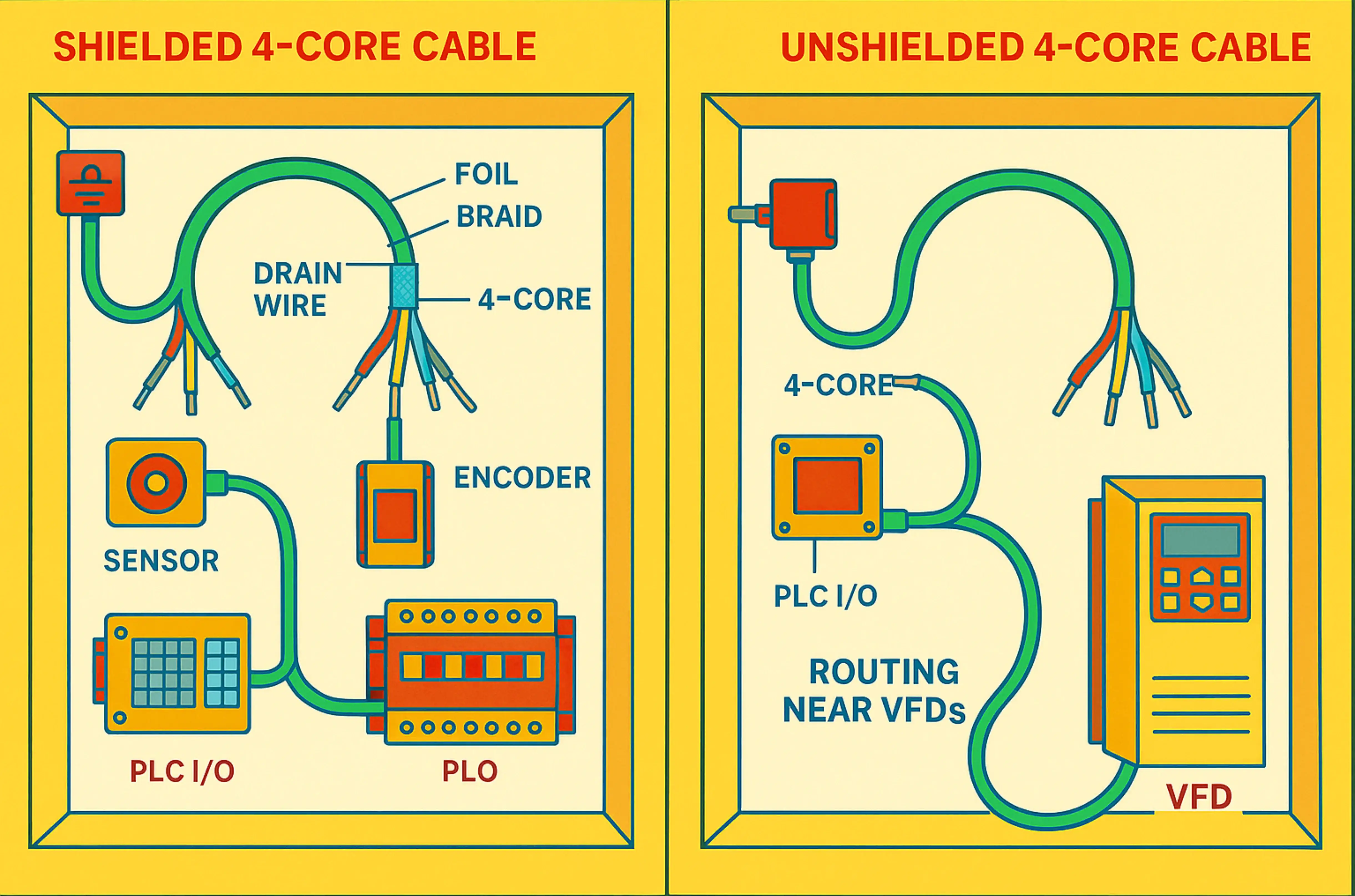 Shielded Cables Unshielded
